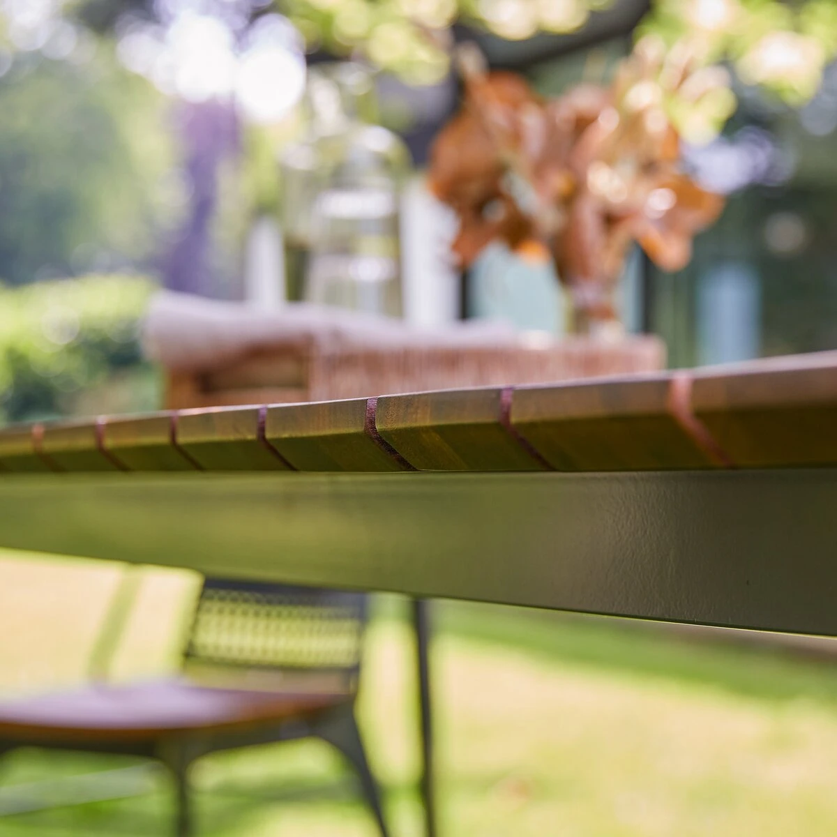Toscane Solid Teak And Metal Garden Table Ref. 2128 7 Toscane Solid Teak And Metal Garden Table Ref. 2128 - Image 5