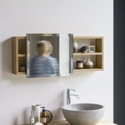 Typo Solid Teak Bathroom Cabinet Ref. 1774