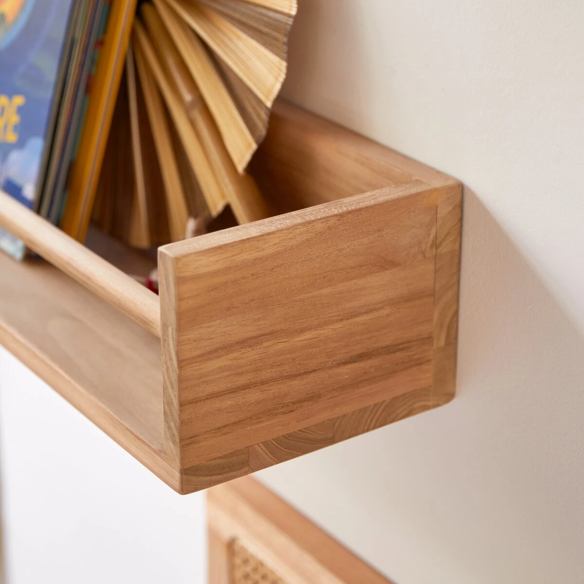 Ugo Kids Solid Teak Wall Shelf - 60 Cm Ref. 5437 5 Ugo Kids Solid Teak Wall Shelf - 60 Cm Ref. 5437 - Image 3