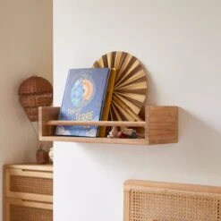 Ugo Kids Solid Teak Wall Shelf - 60 Cm Ref. 5437 10 Ugo Kids Solid Teak Wall Shelf - 60 Cm Ref. 5437 -Tikamoon 1200 1200 ugo kids solid teak wall shelf 60 cm 3