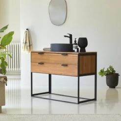 Urban Solid Acacia Vanity Unit 100 Cm Ref. 6424 13 Urban Solid Acacia Vanity Unit 100 Cm Ref. 6424 -Tikamoon 1200 1200 urban 100 cm solid acacia vanity unit 3