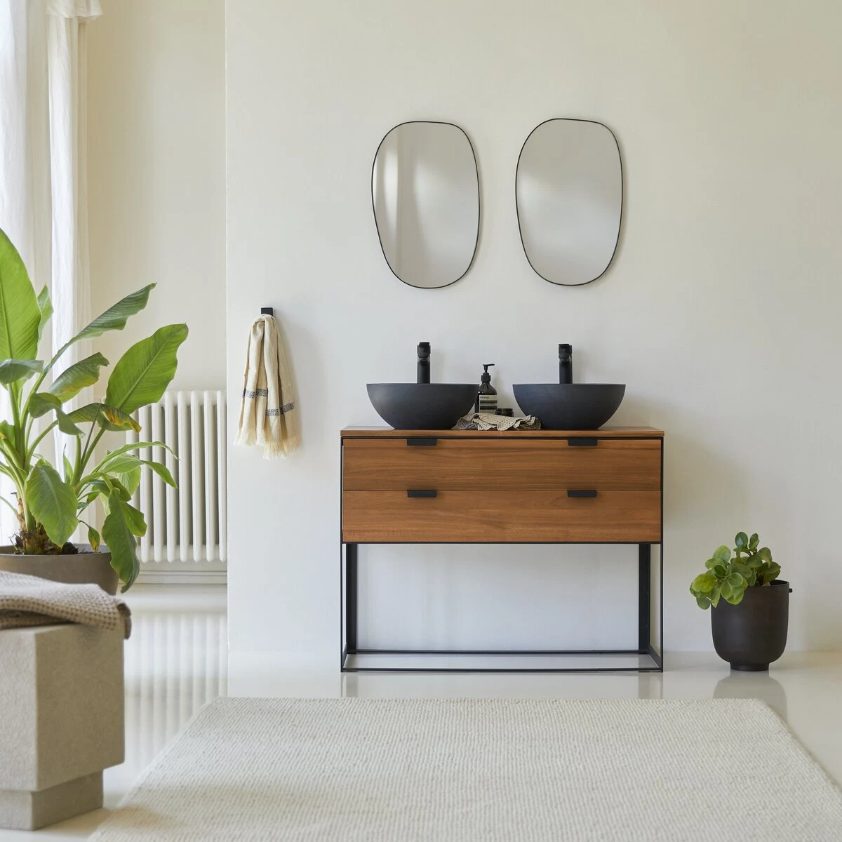 Urban Solid Acacia Vanity Unit 100 Cm Ref. 6424 7 Urban Solid Acacia Vanity Unit 100 Cm Ref. 6424 - Image 5