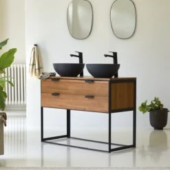 Urban Solid Acacia Vanity Unit 100 Cm Ref. 6424 17 Urban Solid Acacia Vanity Unit 100 Cm Ref. 6424 -Tikamoon 1200 1200 urban 100 cm solid acacia vanity unit 7