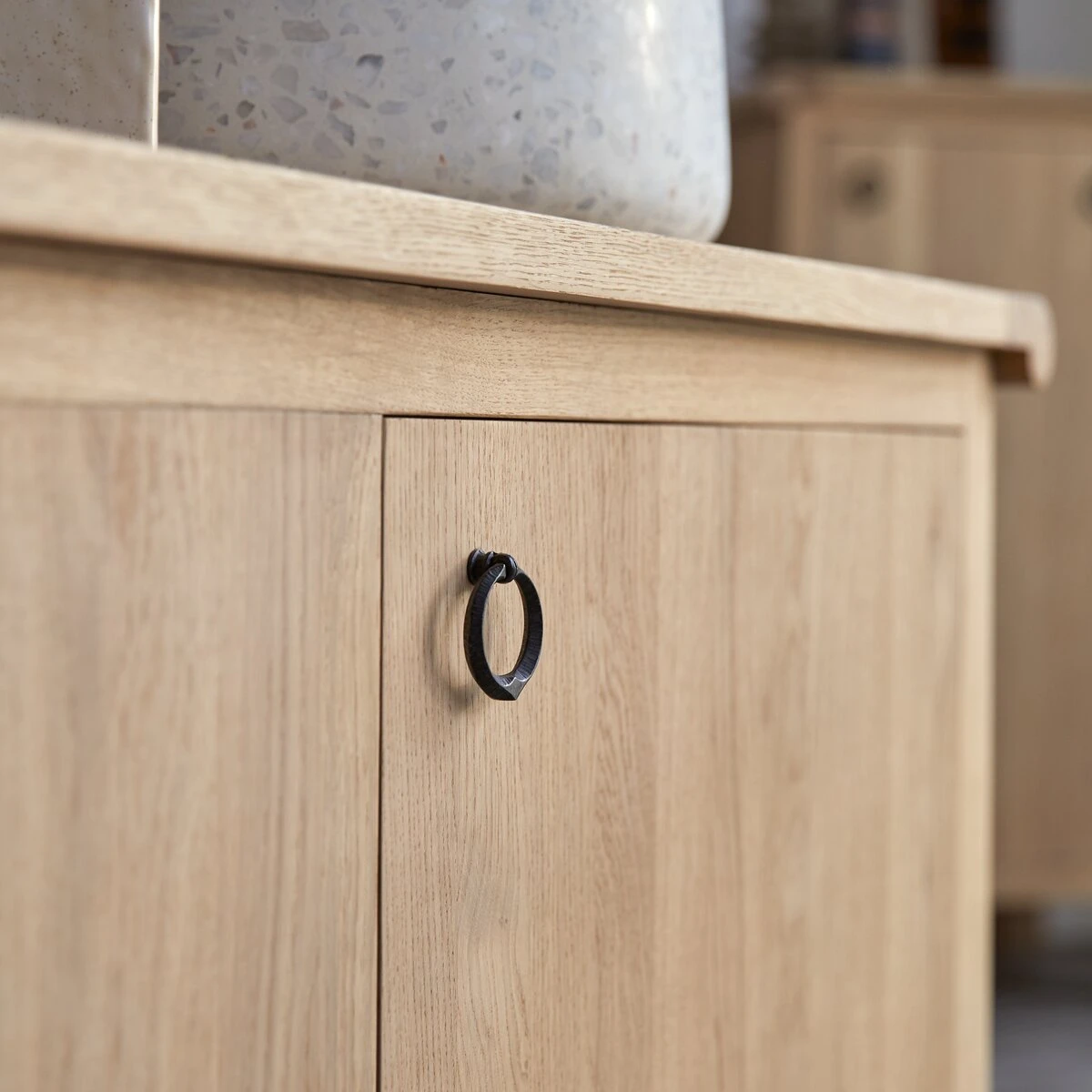 Volute Solid Oak Vanity Unit 160 Cm Ref. 6132 7 Volute Solid Oak Vanity Unit 160 Cm Ref. 6132 - Image 5